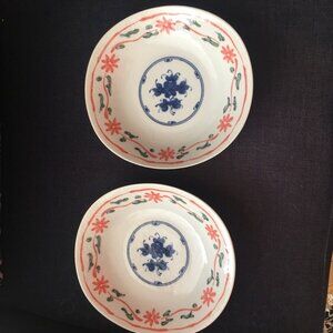 Tachikichi Japanese Vintage Porcelain Oval Plates, Rice Grain Porcelain